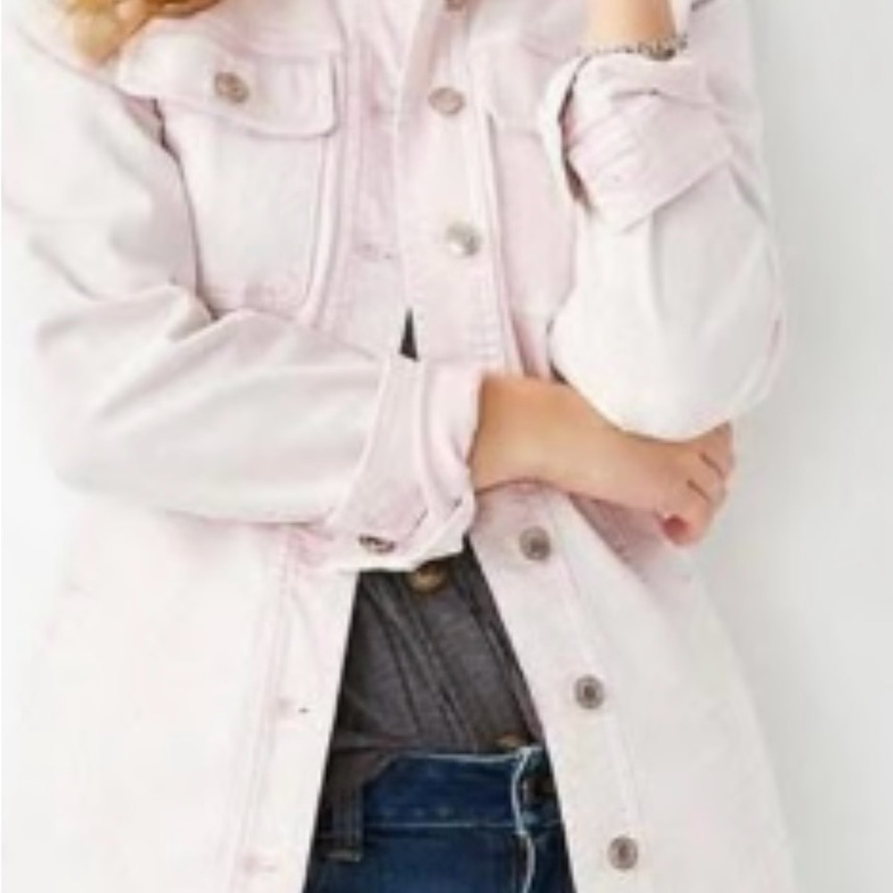 Maurices Light Pink Jean Jacket